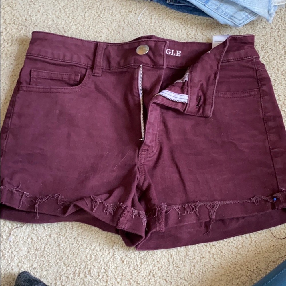 American eagle hi-rise super stretch denim shorts